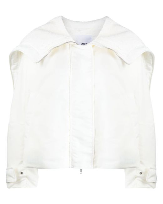 Jnby A-line cropped puffer jacket