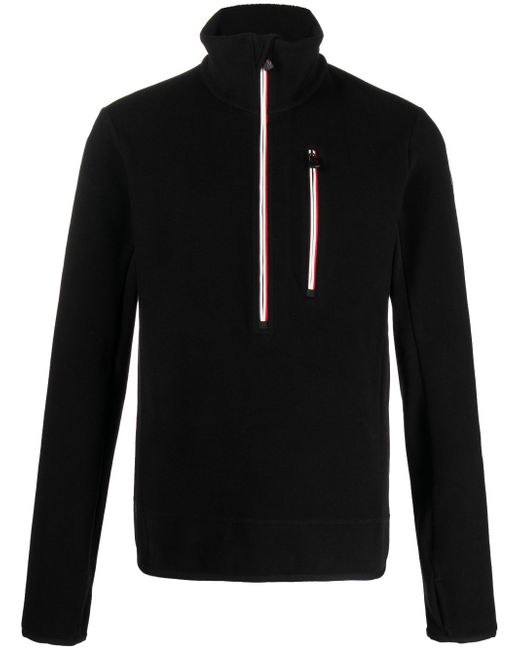 Moncler Grenoble half-zip fleece sweatshirt