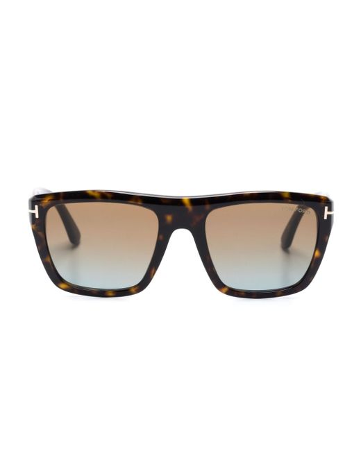 Tom Ford Alberto tortoiseshell-effect sunglasses
