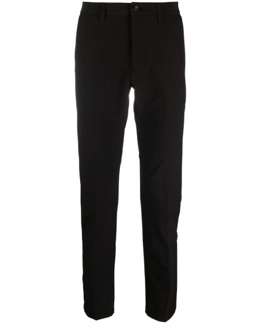 Boss logo-patch tapered trousers
