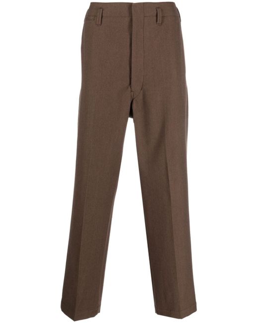 Lemaire straight-leg wool-blend trousers