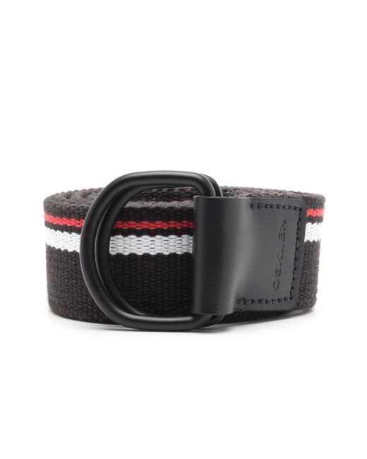 Osklen striped adjustable belt
