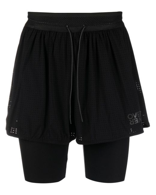 Over Over double-layered running shorts