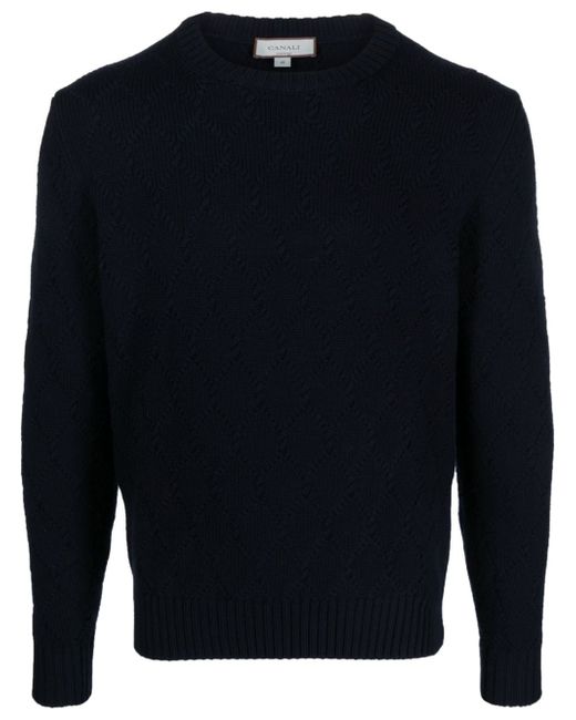 Canali crew-neck wool jumper