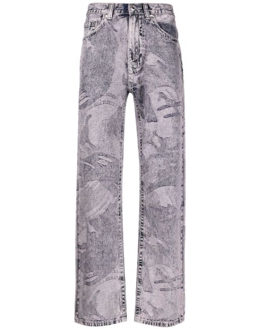 Aape By *A Bathing Ape® mid-rise straight-leg jeans