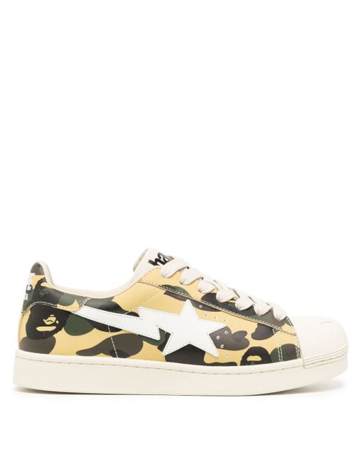 A Bathing Ape Skull STA 1st leather sneakers