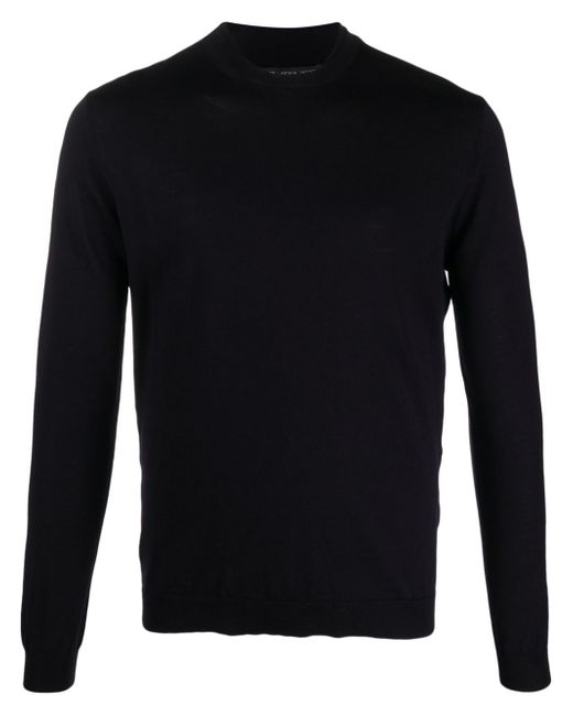 Low Brand layered-neckline wool jumper