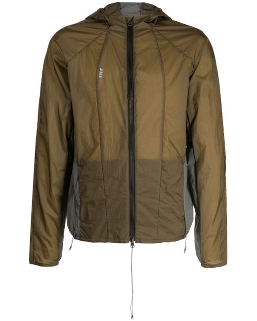 Saul Nash two-tone hooded sport jacket