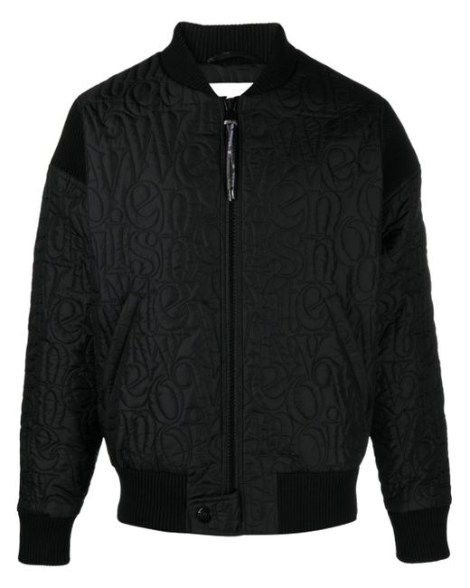 Vivienne Westwood logo-stitch quilted bomber jacket