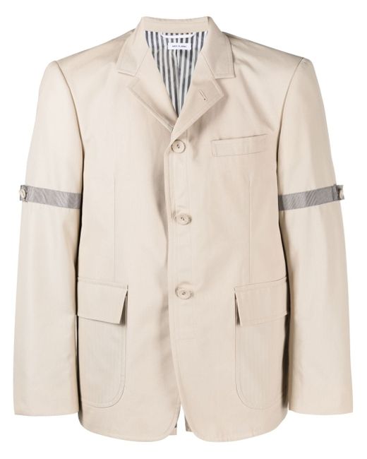 Thom Browne single-breasted button-fastening jacket