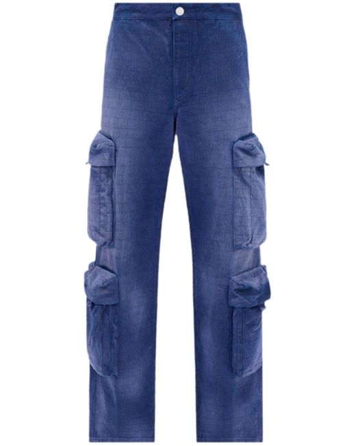 Amiri logo-jacquard cargo jeans
