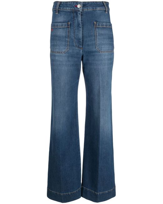 Victoria Beckham high-rise wide-leg jeans