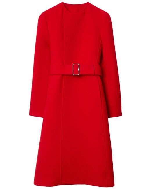 Burberry belted twill trench coat