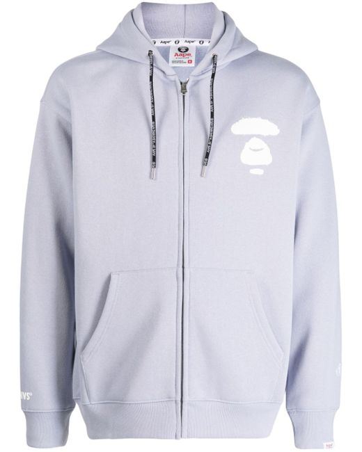 Aape By *A Bathing Ape® graphic-print hooded jacket