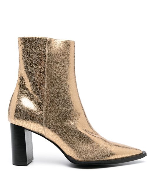 Dorothee Schumacher 70mm metallic-effect leather boots