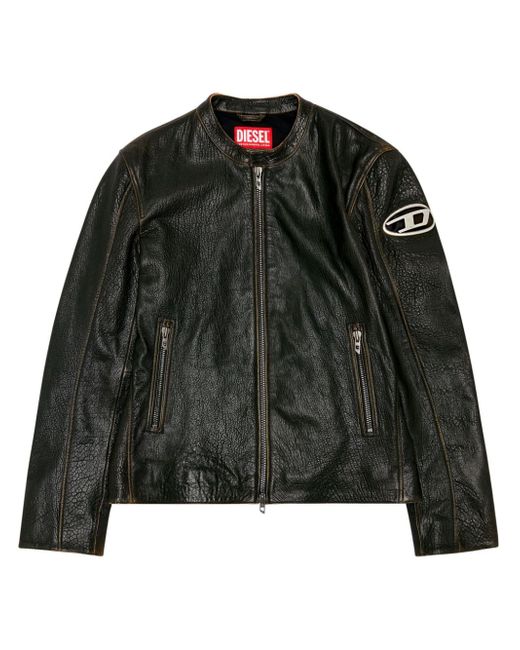Diesel L-Cobbe leather jacket
