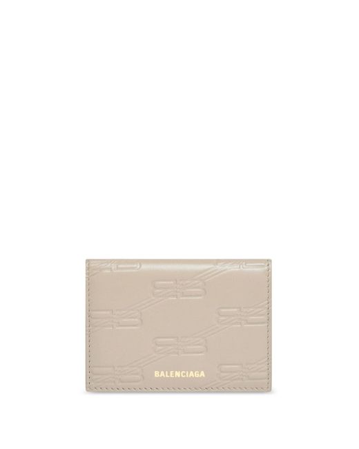 Balenciaga BB-monogram bi-fold wallet