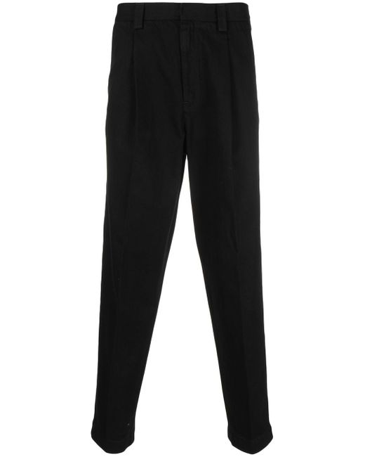 Z Zegna tapered leg cotton trousers