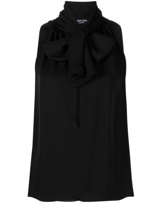 Tom Ford scarf-detail blouse