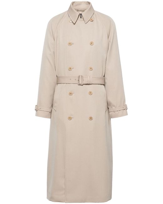 Prada double-breasted trench coat