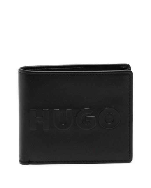 Hugo Boss Tyler logo-embossed leather