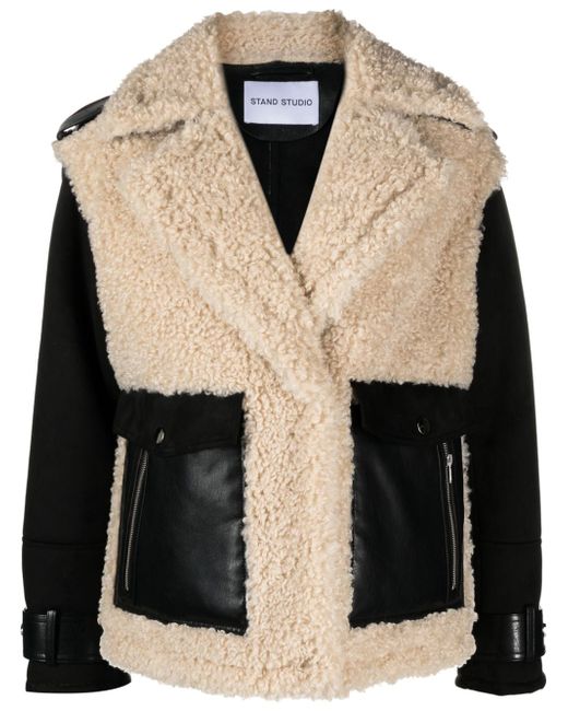 Stand Studio Meara faux-shearling jacket