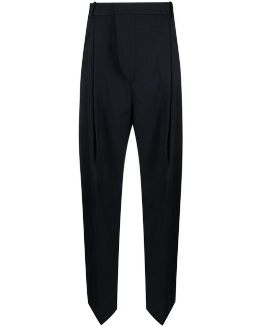 Victoria Beckham pleat-detailing wide-leg trousers
