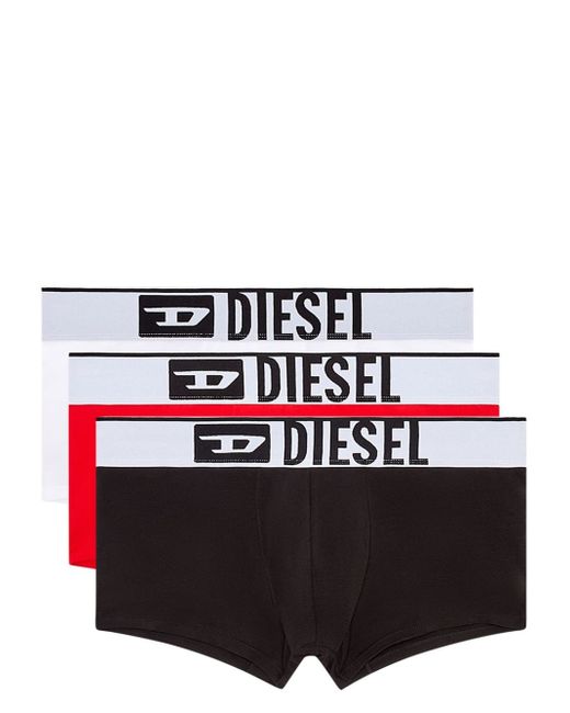 Diesel logo-waistband boxers set of three