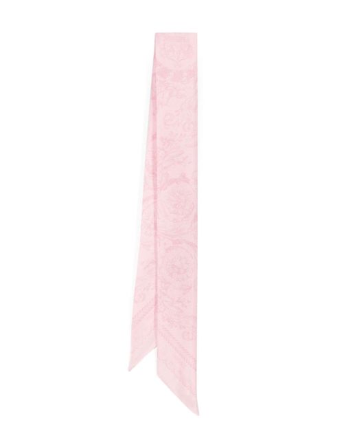 Versace Barocco-print scarf tie