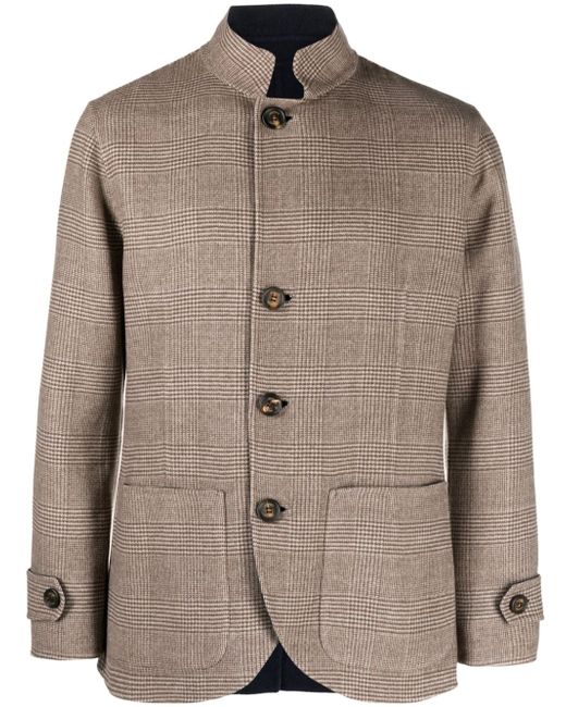 Eleventy Prince of Wales-pattern jacket