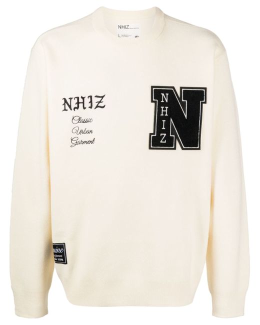 Izzue patch-detail crew-neck sweatshirt