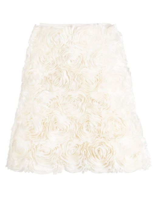 Meryll Rogge -appliqué silk skirt