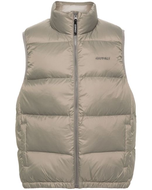 Gramicci zip-up quilted down gilet