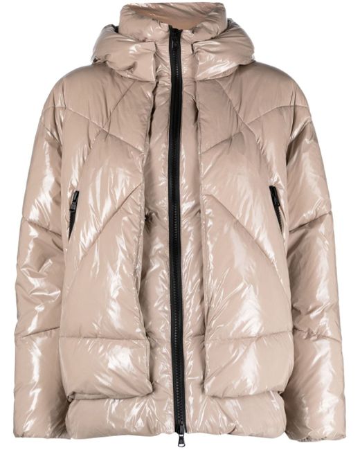 Canadian Club Eugenie glossy padded puffer jacket