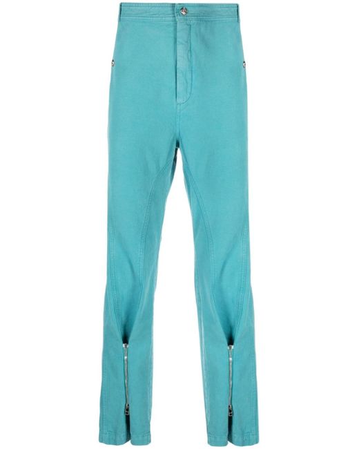 Bluemarble zipped straight-leg trousers