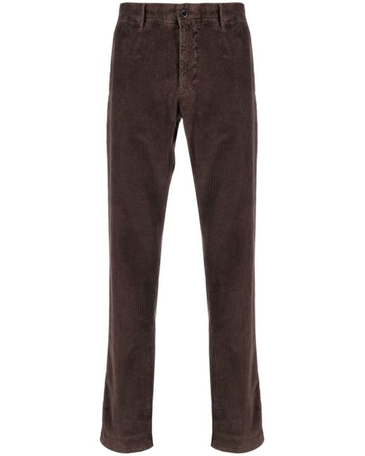 Incotex tapered corduroy cotton trousers
