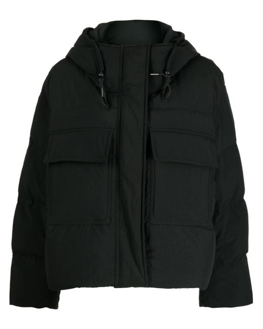 Studio Tomboy flap-pockets hooded down jacket