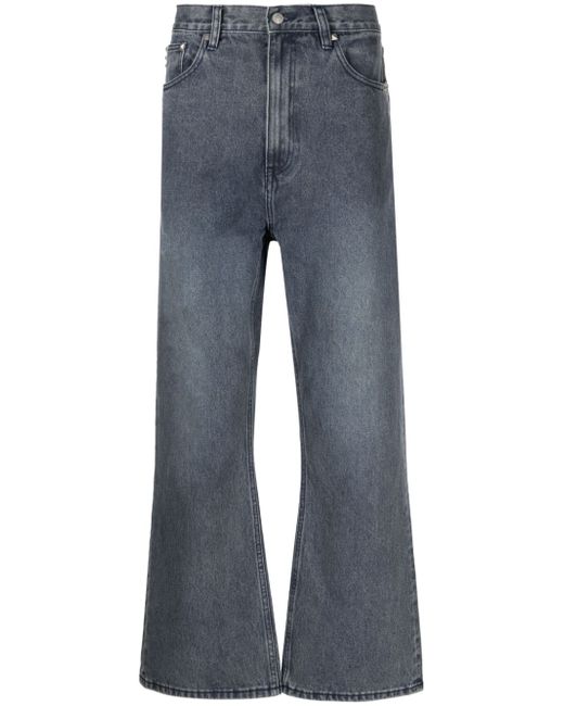 Izzue high-rise straight-leg jeans