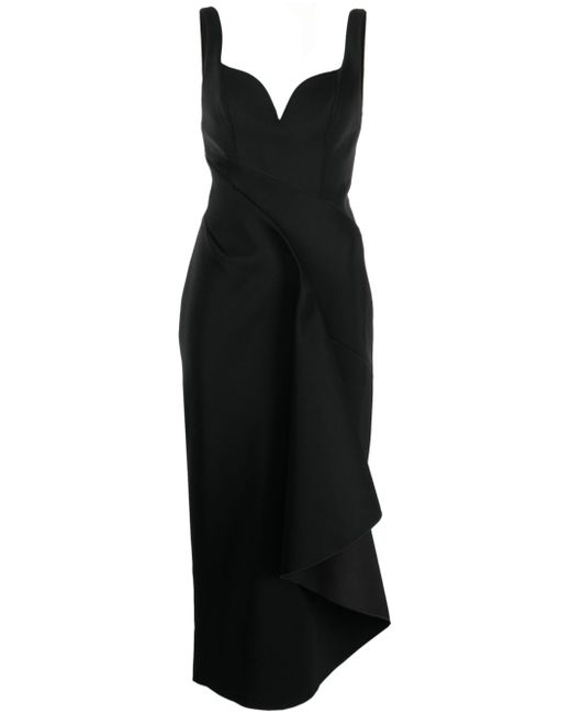 Acler Gowrie front-slit midi dress