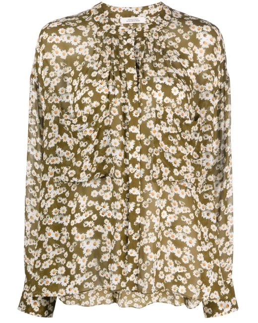 Dorothee Schumacher floral-print georgete-crepe blouse