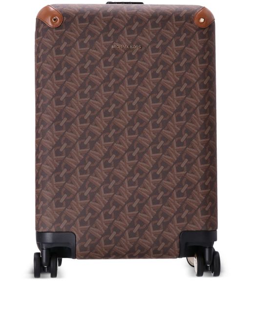 Michael Kors Empire-logo canvas suitcase