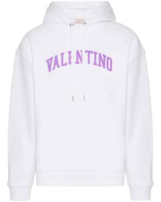 Valentino Garavani logo-print drawstring hoodie