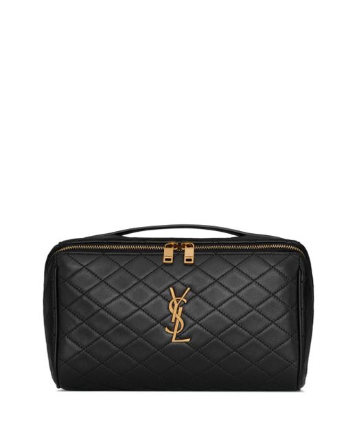 Saint Laurent Gaby quilted make up bag