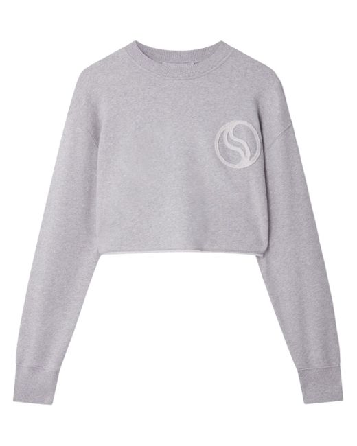 Stella McCartney -Wave cropped sweatshirt