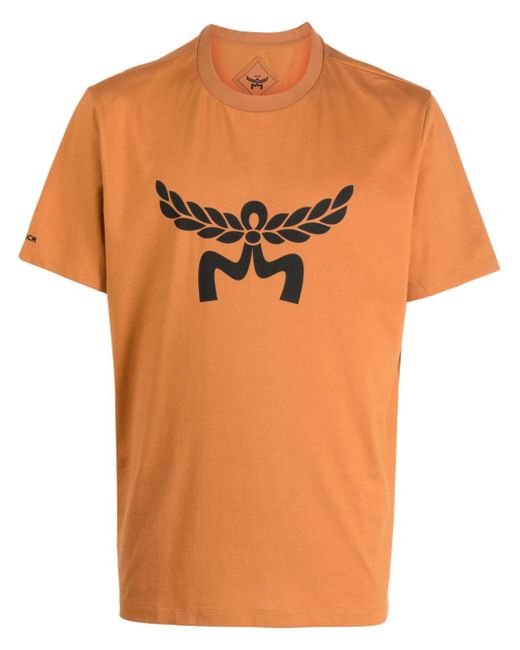 Mcm Laurel logo-print cotton T-shirt