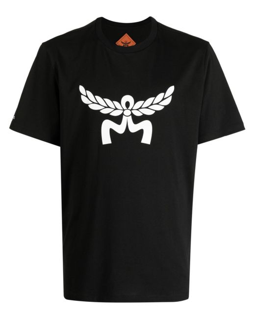 Mcm Laurel logo-print T-shirt