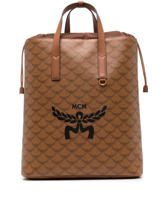Mcm medium Himmel Lauretos leather backpack