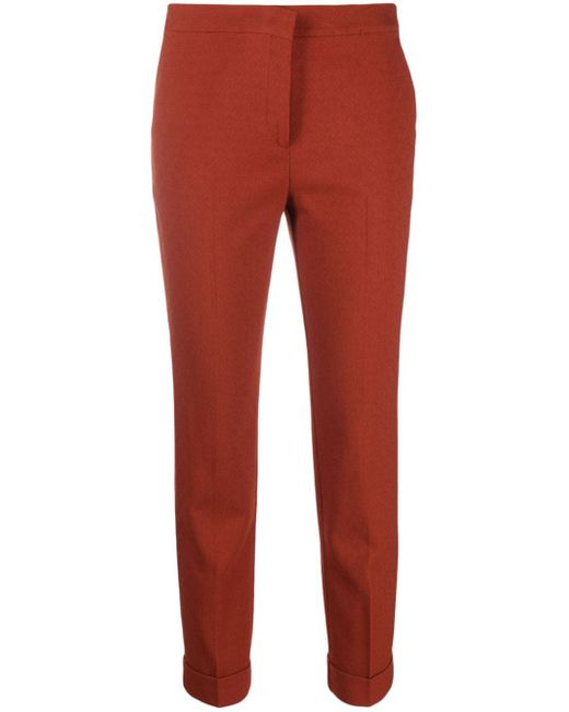 Etro wool-blend jacquard tapered trousers
