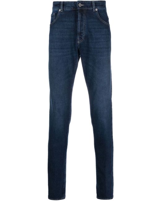 Peserico mid-rise straight-leg jeans