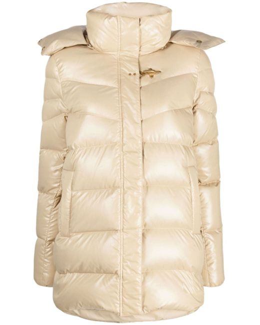 Fay padded down hooded jacket